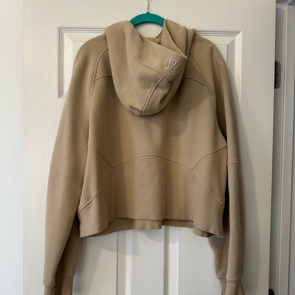 Lululemon Scuba Half Zip - color no longer sold!! Trench/Tan - worn maybe twice - Picture 4 of 4